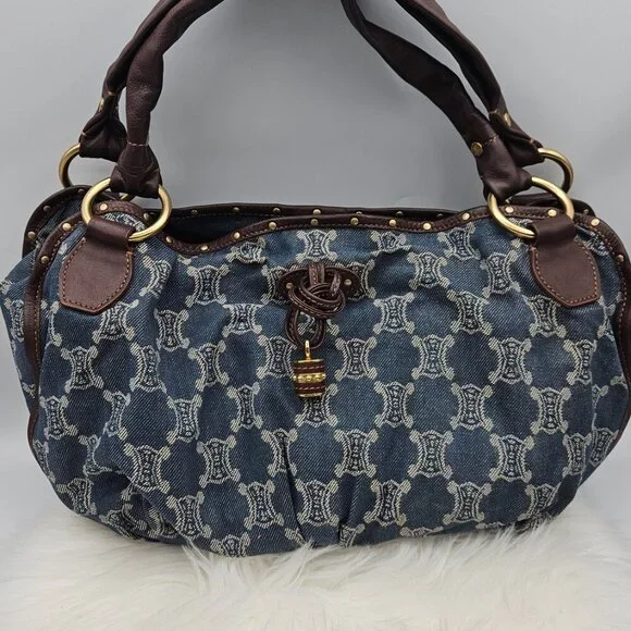 Céline Denim Hobo Shoulder Bag - Picture 11 of 17